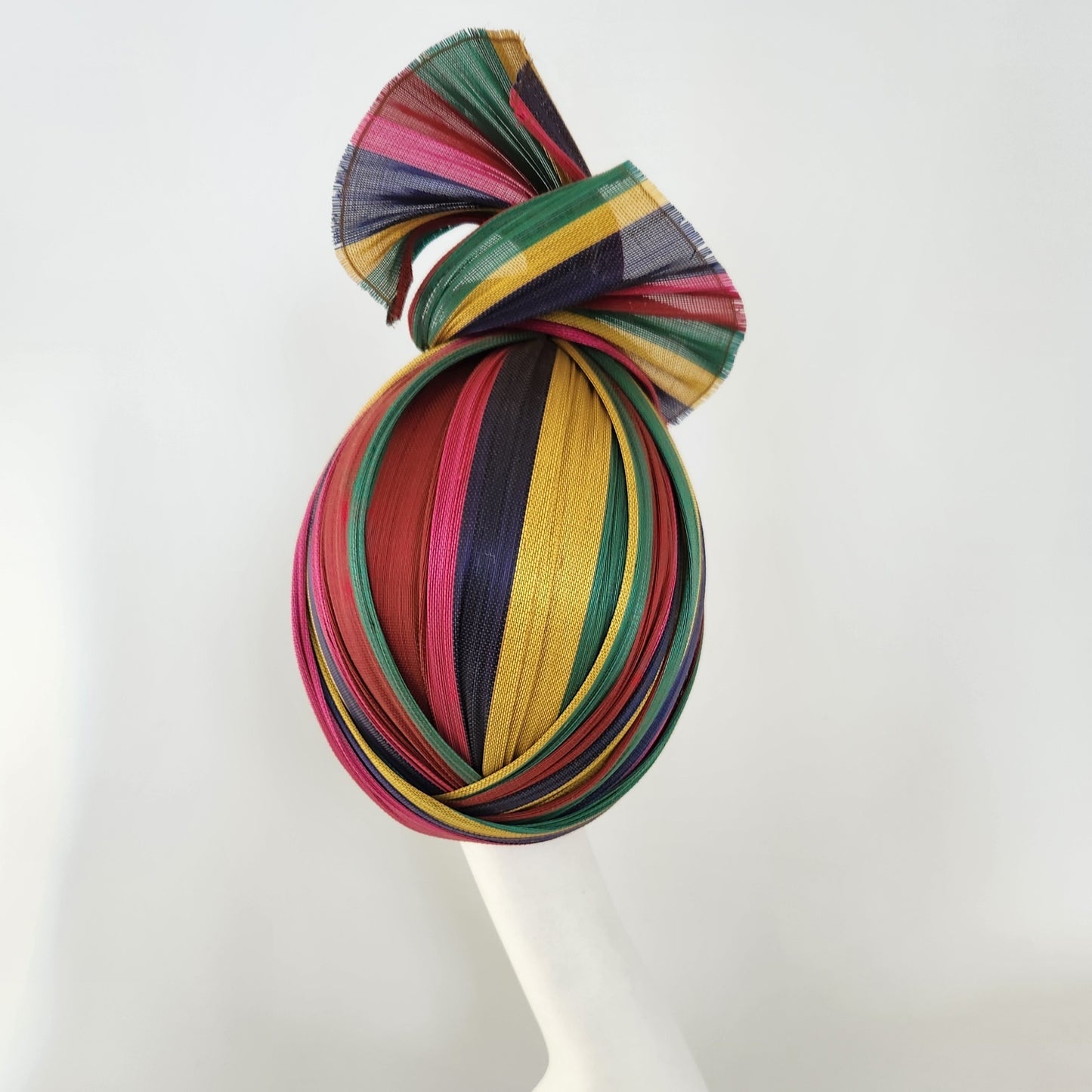 Celine Striped Rainbow Jinsin Turban