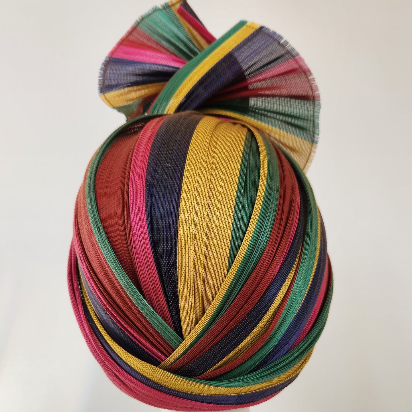 Celine Striped Rainbow Jinsin Turban