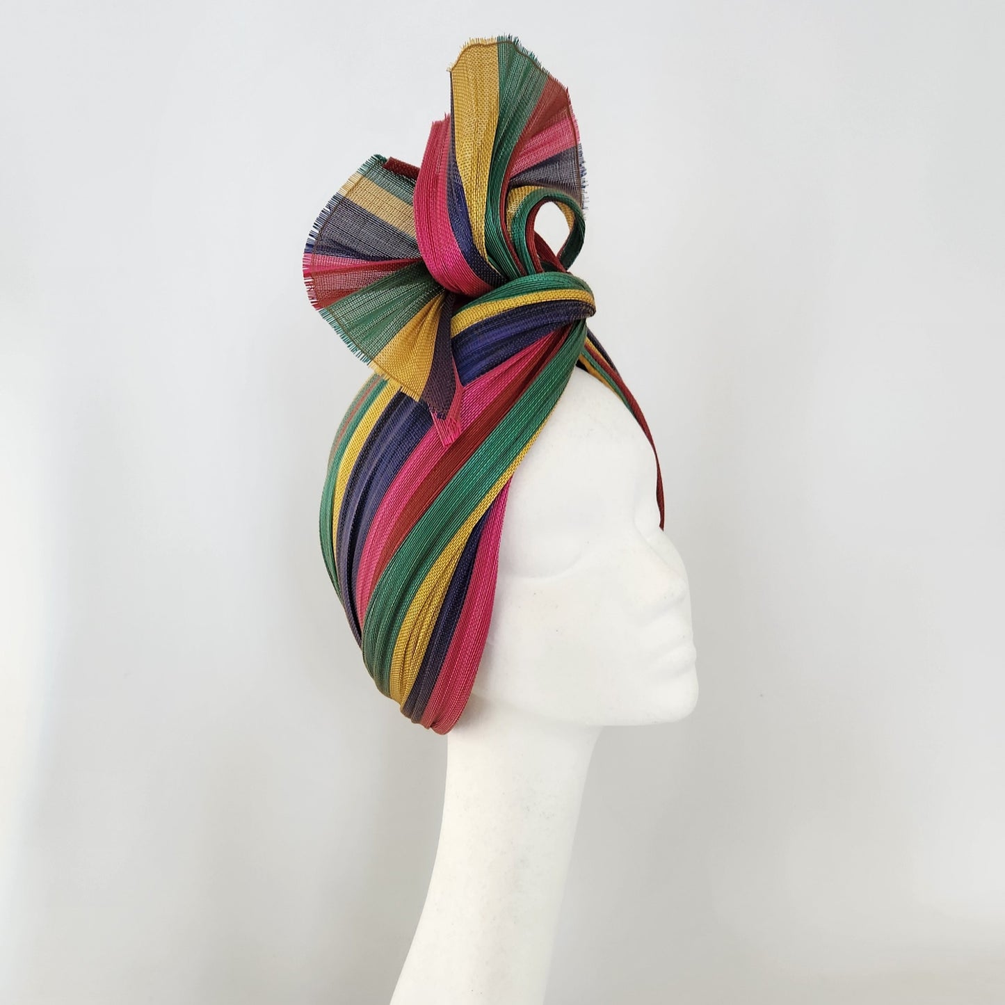 Celine Striped Rainbow Jinsin Turban