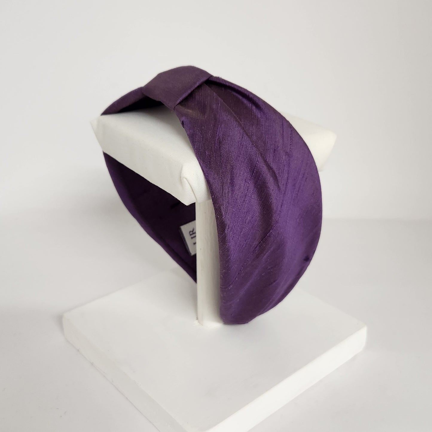 Georgie Ivory Silk Turban Headband for Lulu