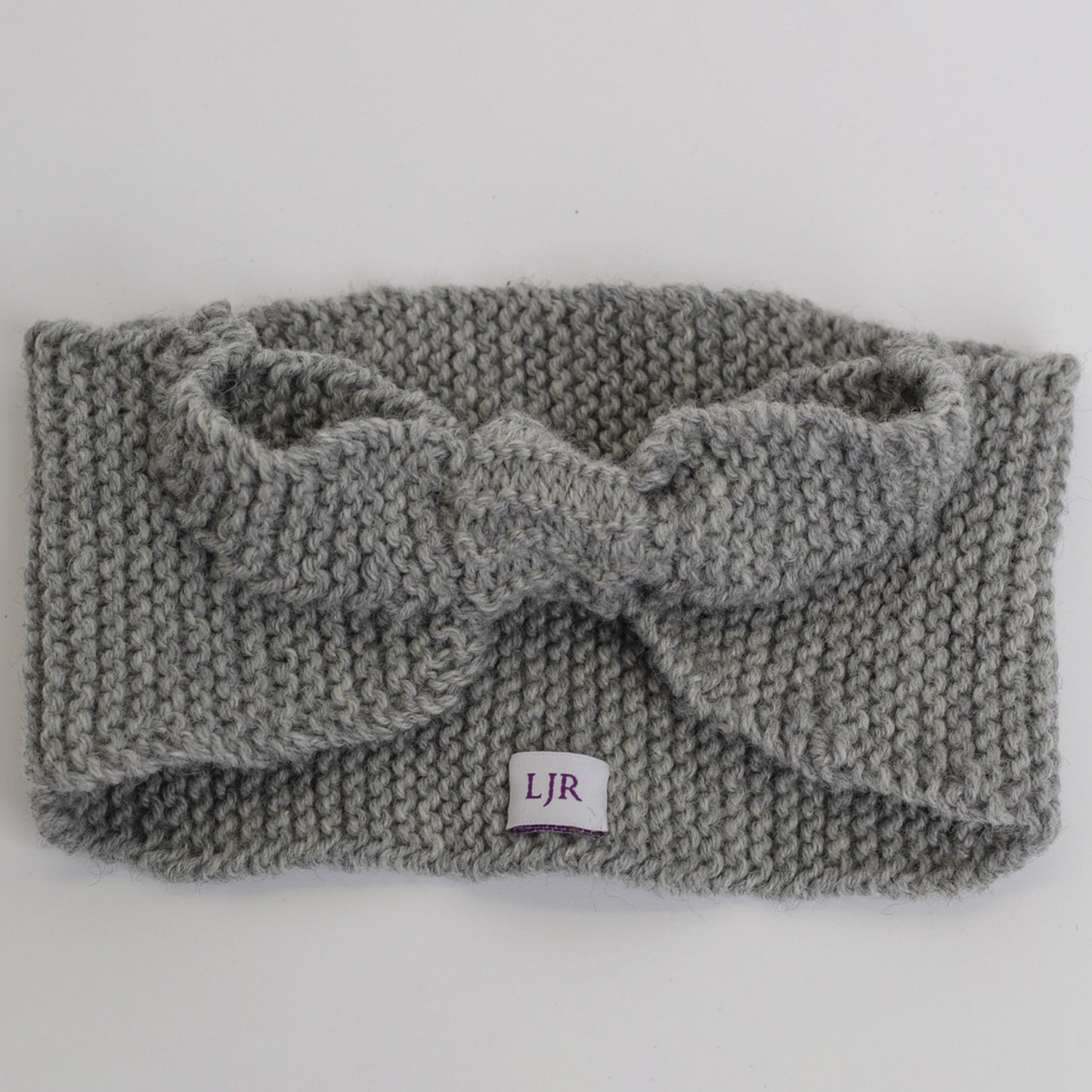 Nassau Knitted Turban Headwrap Headband in Ochre Orange Wool