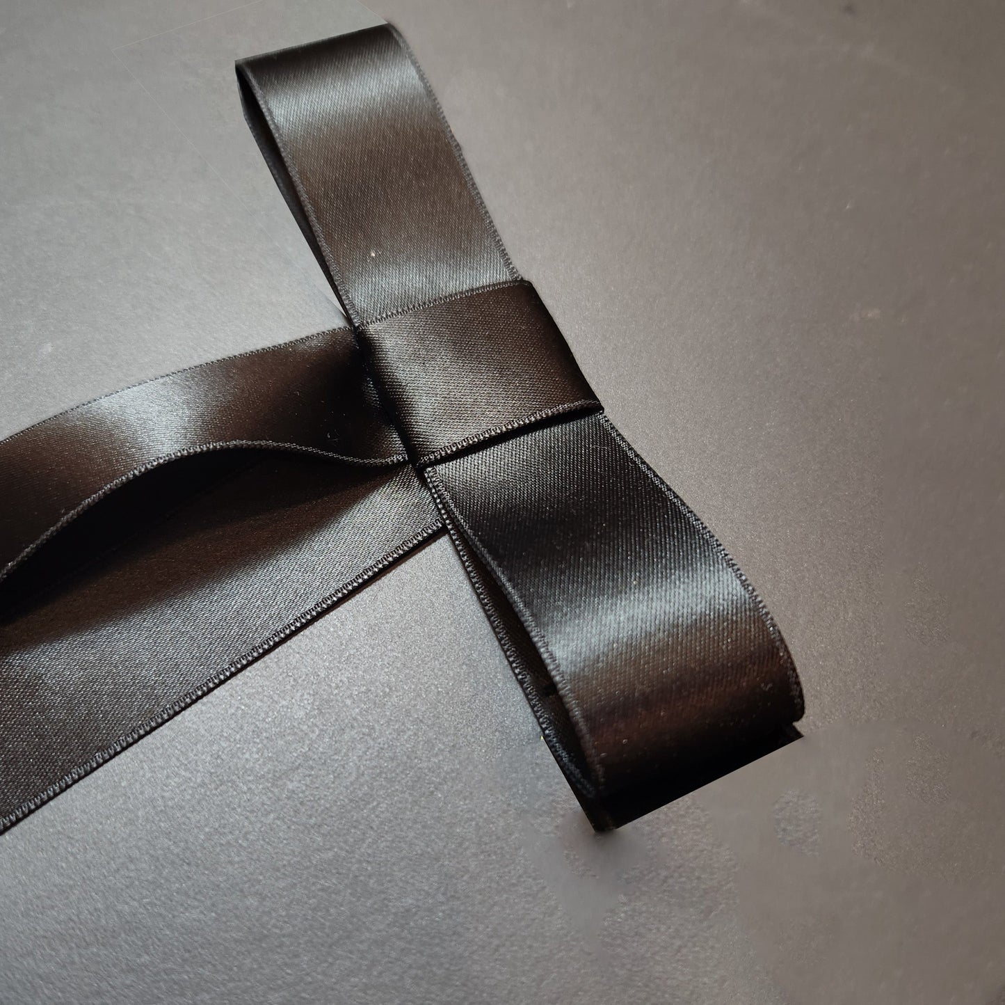 Single Loop Shoulder Length Satin Bow Luxury Barrette Hair Clip Black Satin