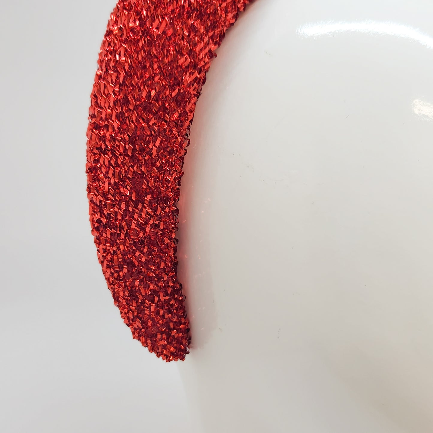 Red Tinsel Headband