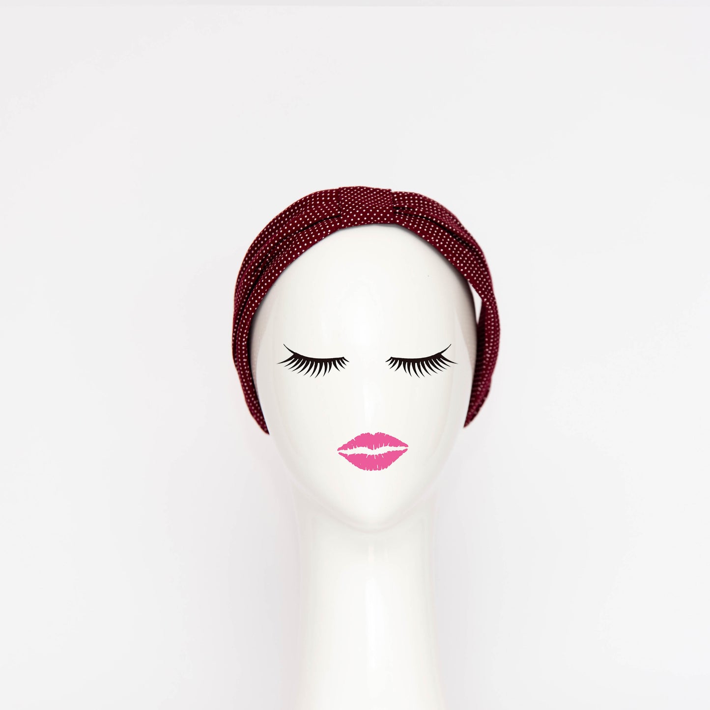 Georgie Headband in Maroon