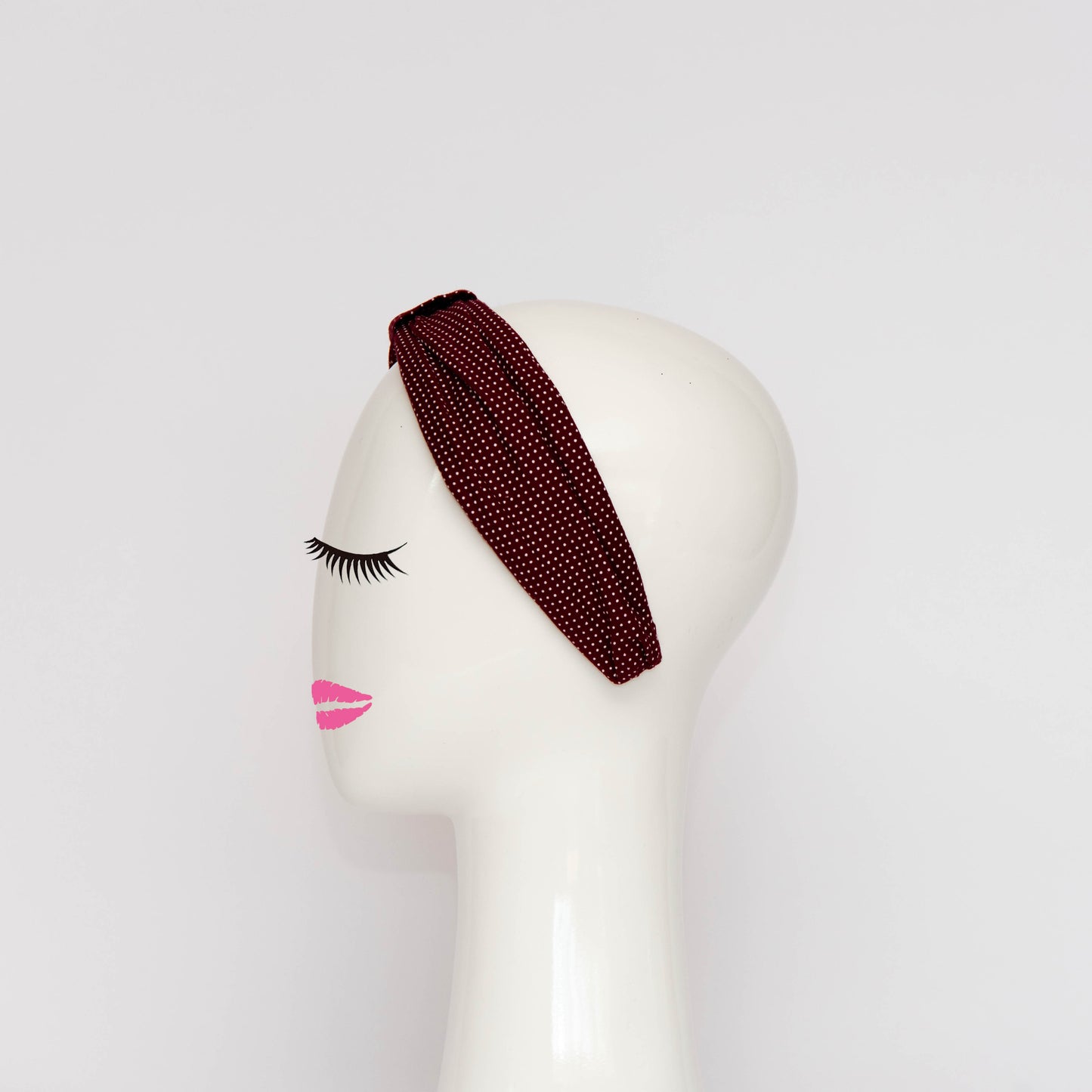 Georgie Headband in Maroon