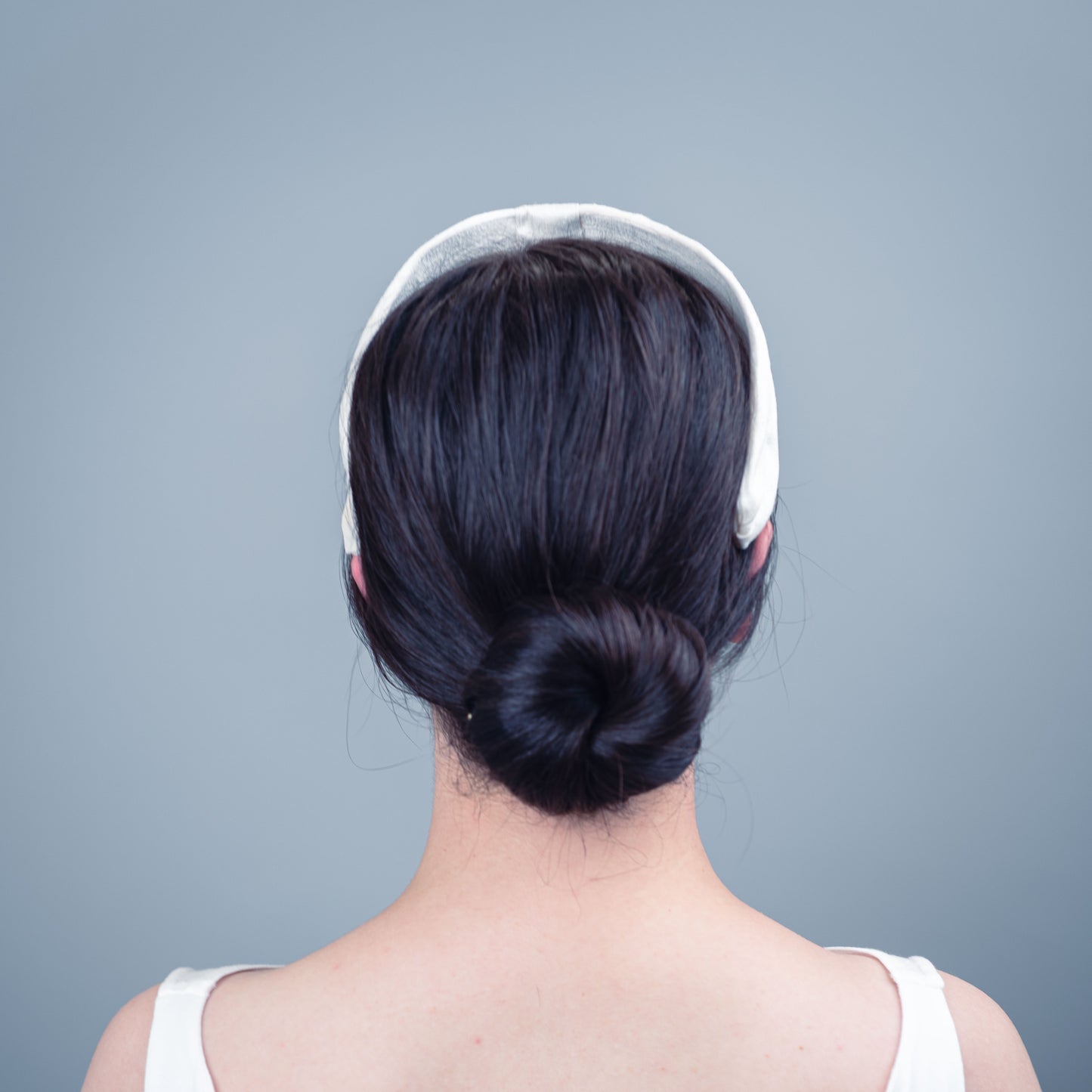 Georgie Ivory Silk Turban Headband