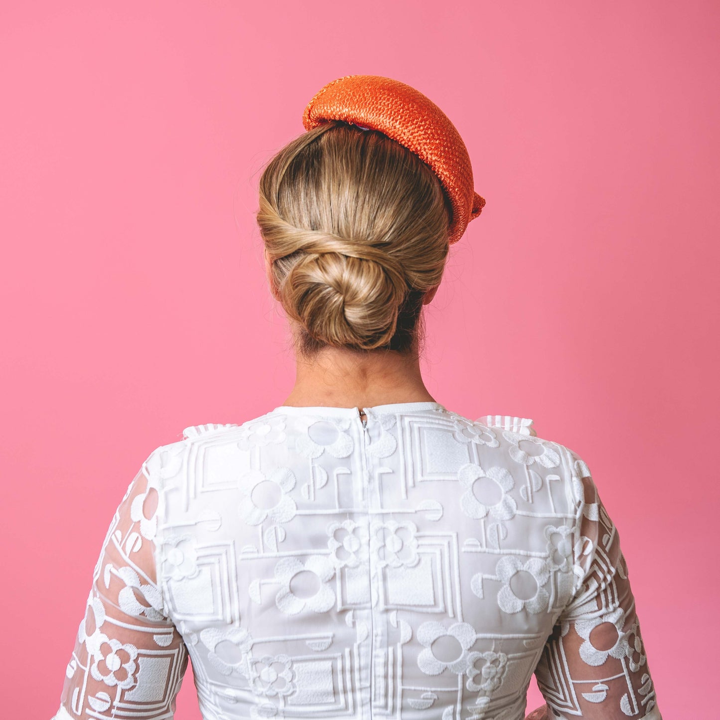 Gloria Beret with knotted trim