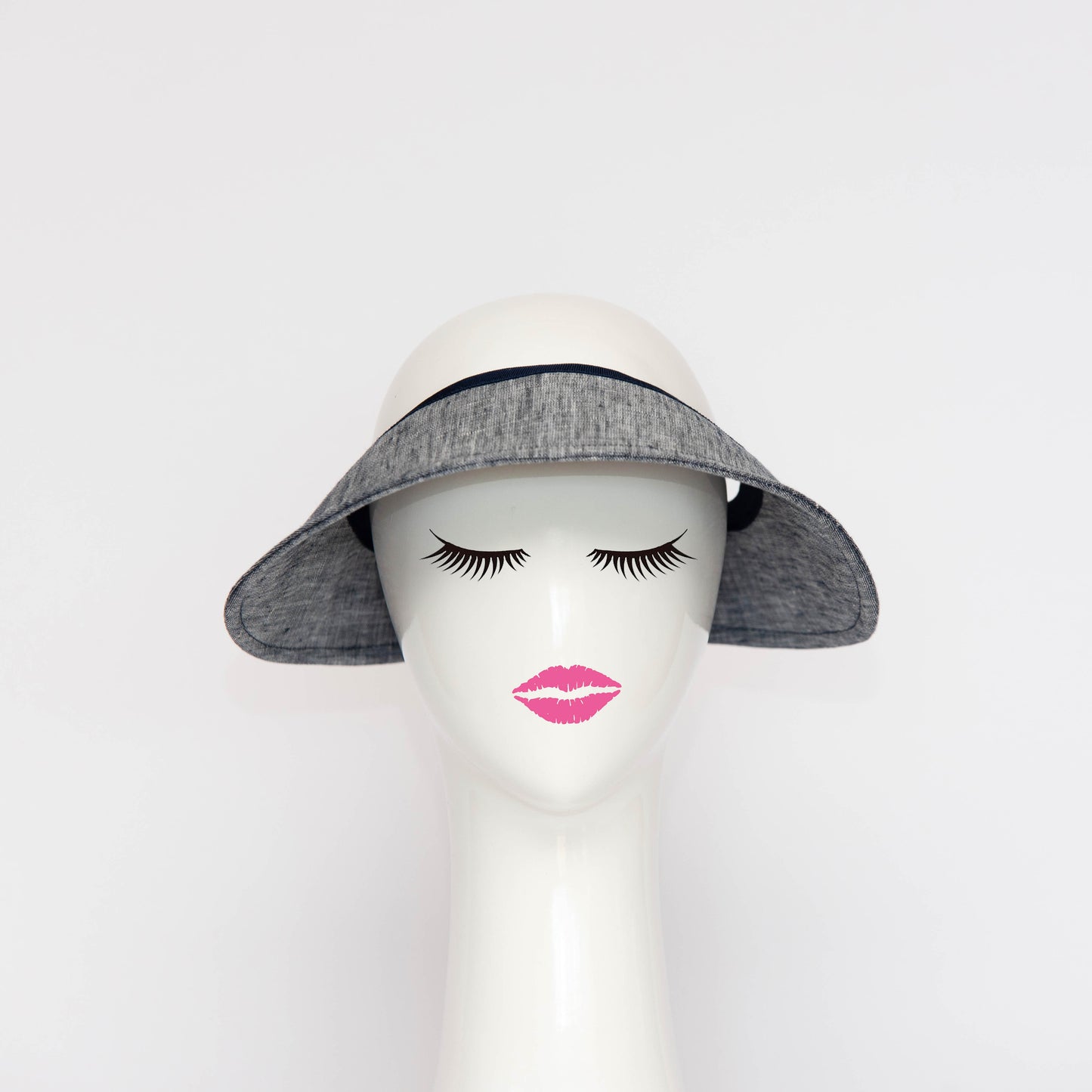 Harper Visor in Denim Blue