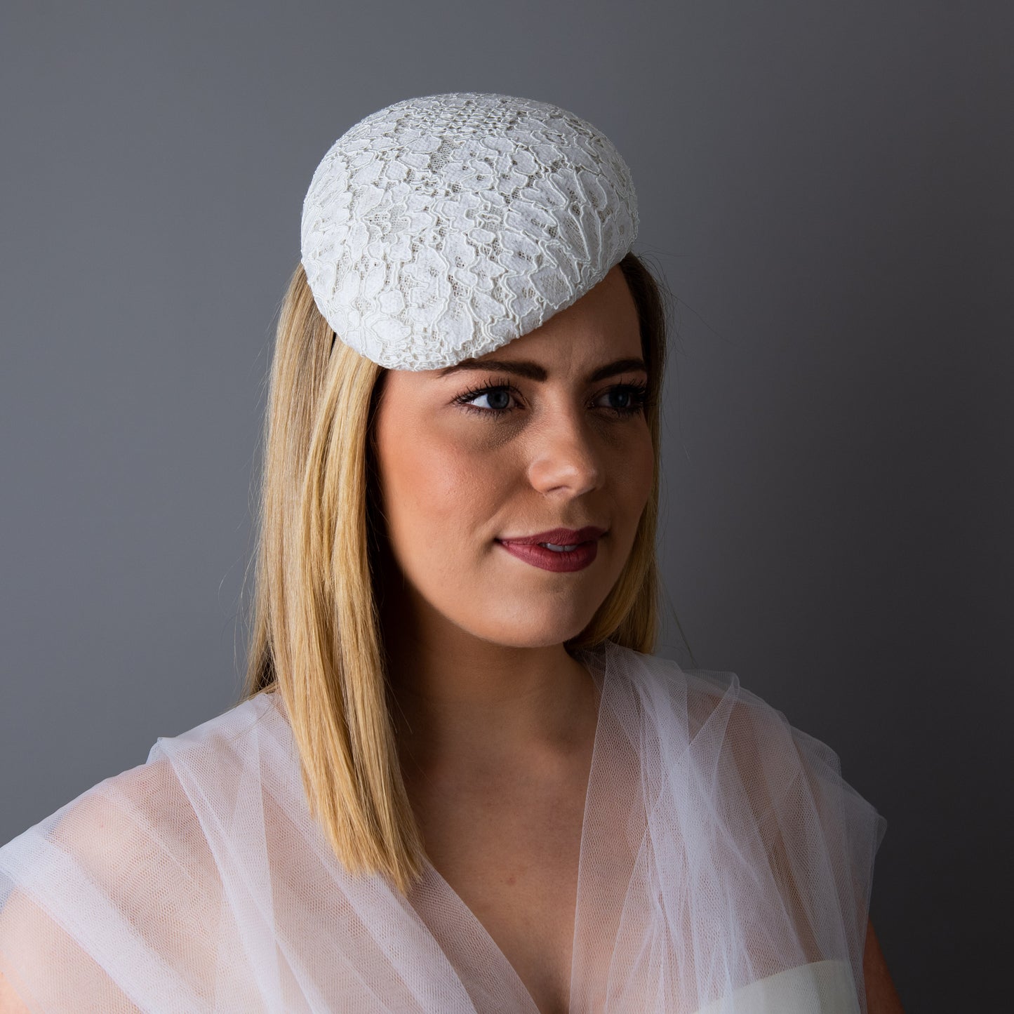 The Very Thought of You white lace beret