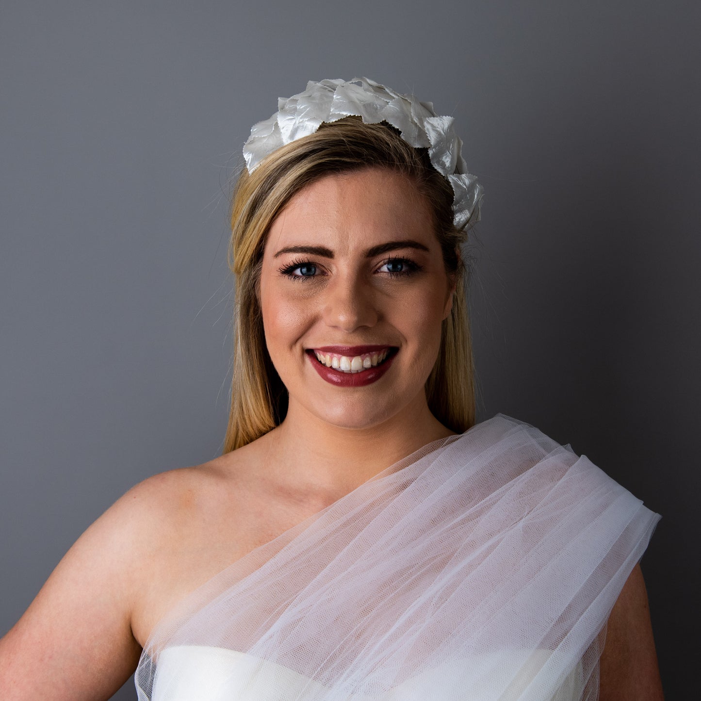 Everlasting Love Silk Ivy leaf Bridal Headpiece