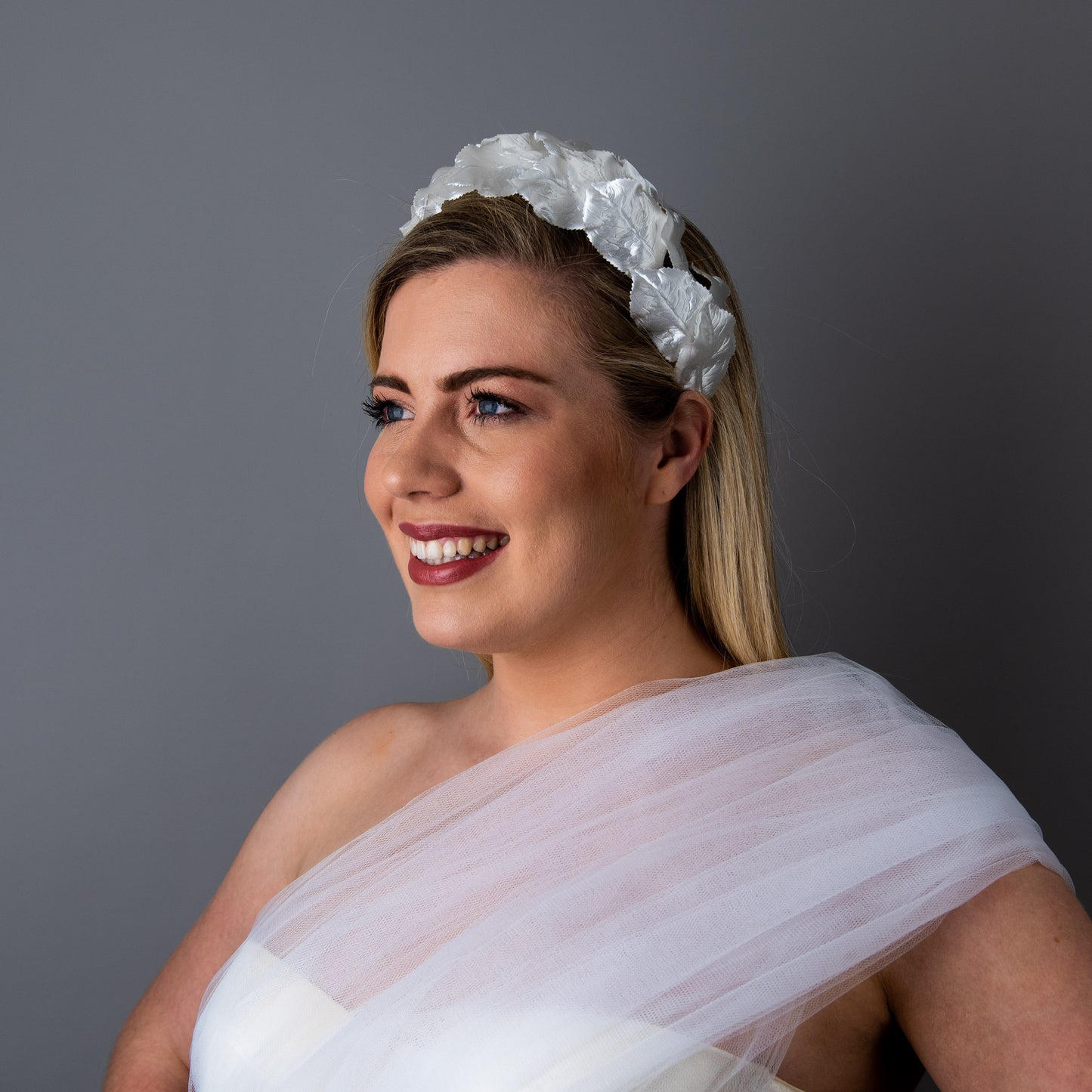 Everlasting Love Silk Ivy leaf Bridal Headpiece
