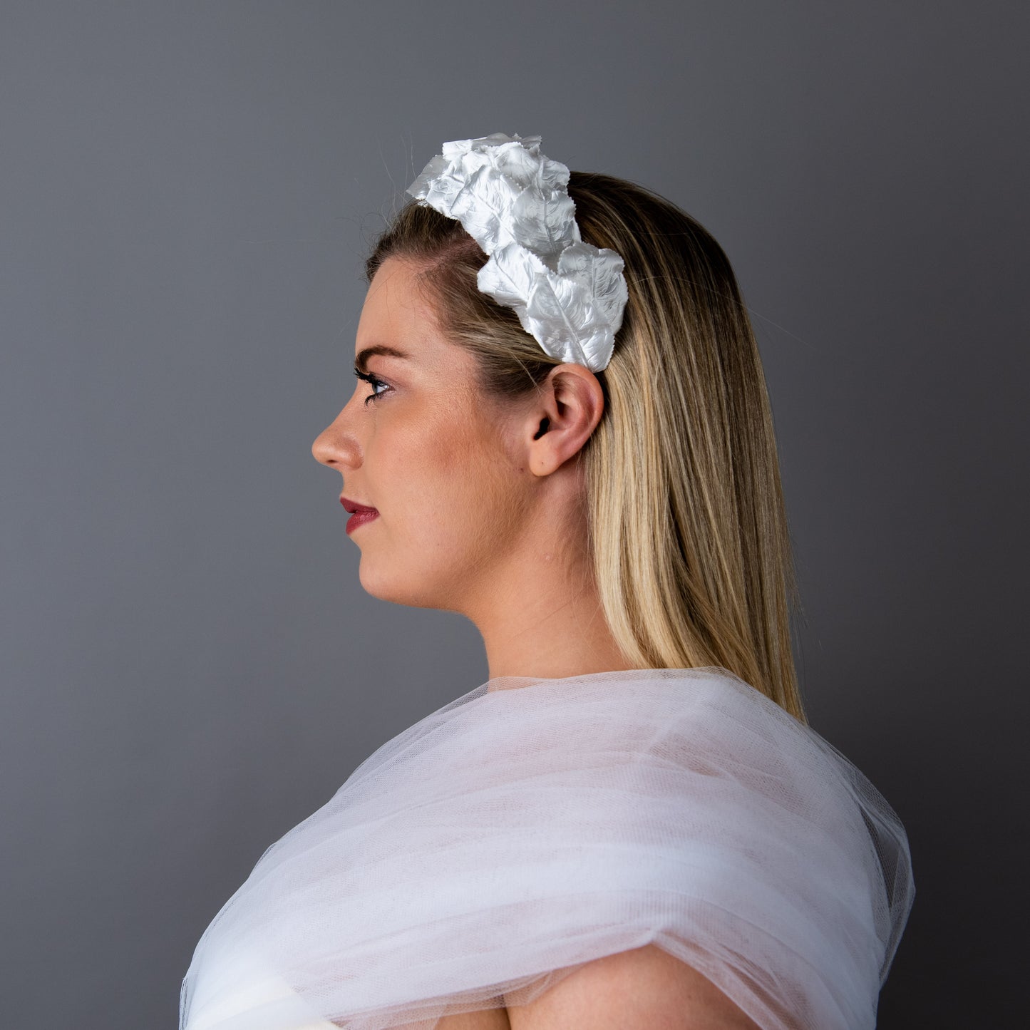 Everlasting Love Silk Ivy leaf Bridal Headpiece