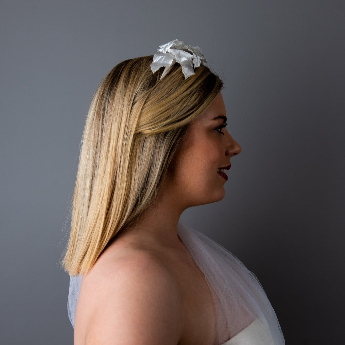 Everlasting Love Silk Ivy leaf Bridal Headpiece