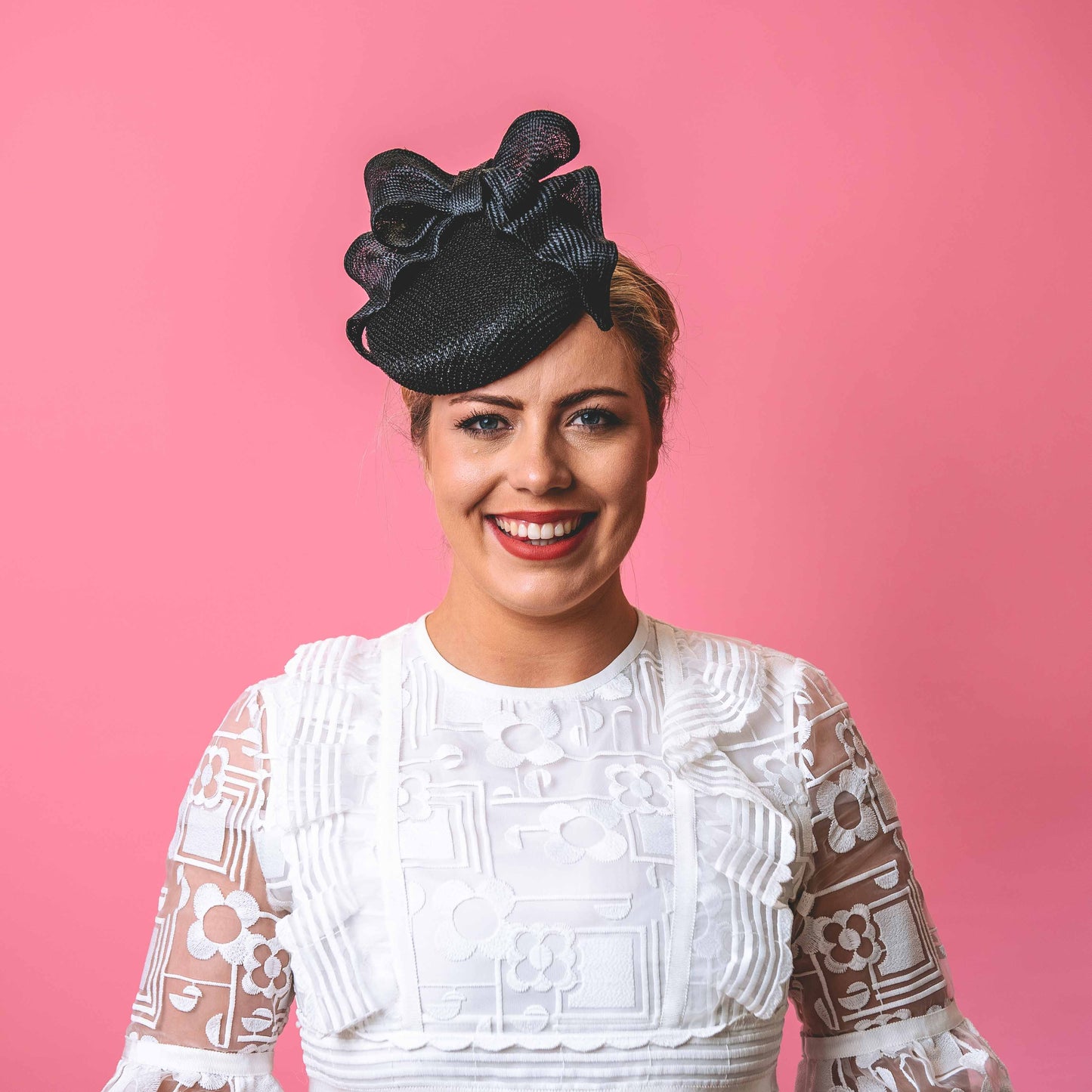 Mimi Beret with bow trim