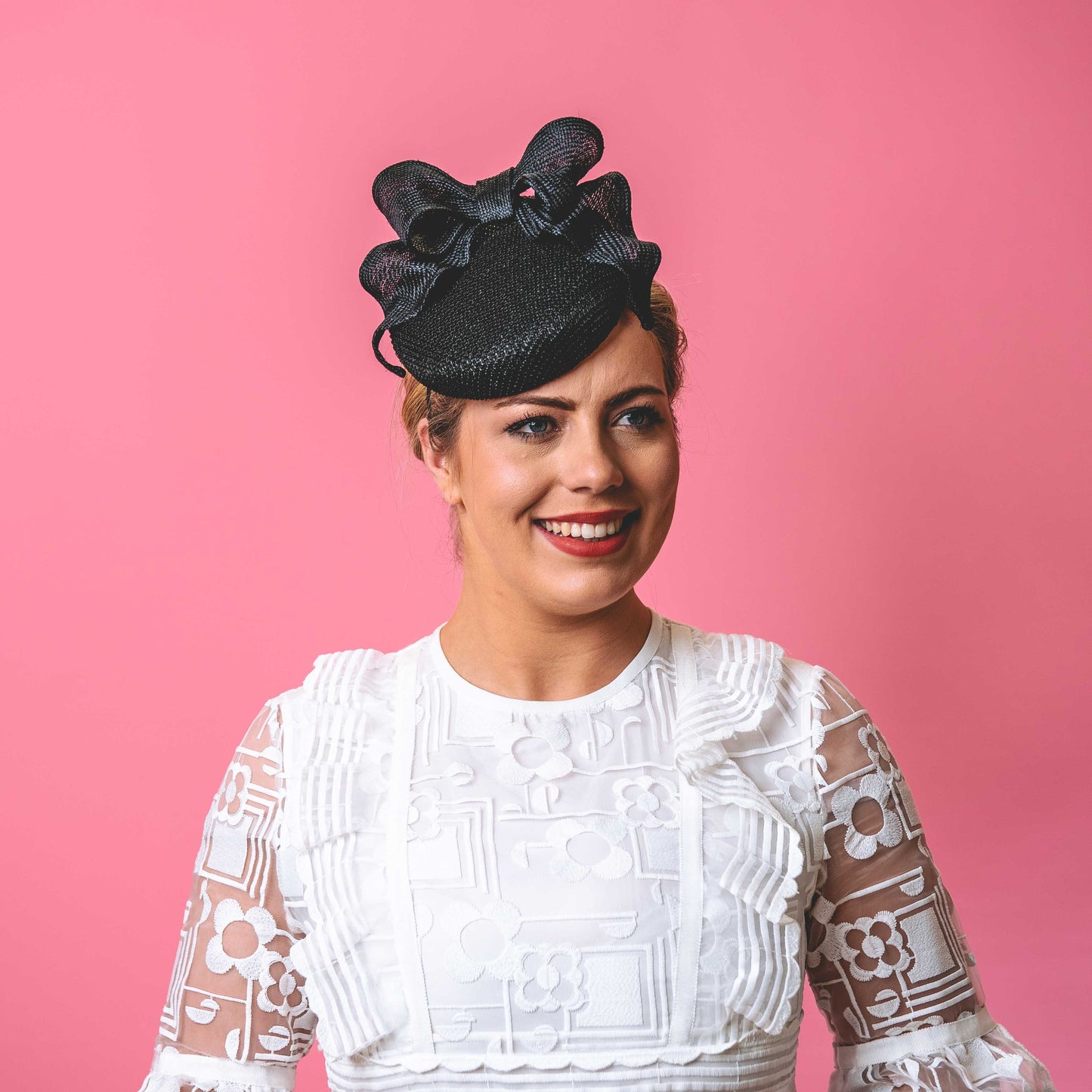 Mimi Beret with bow trim