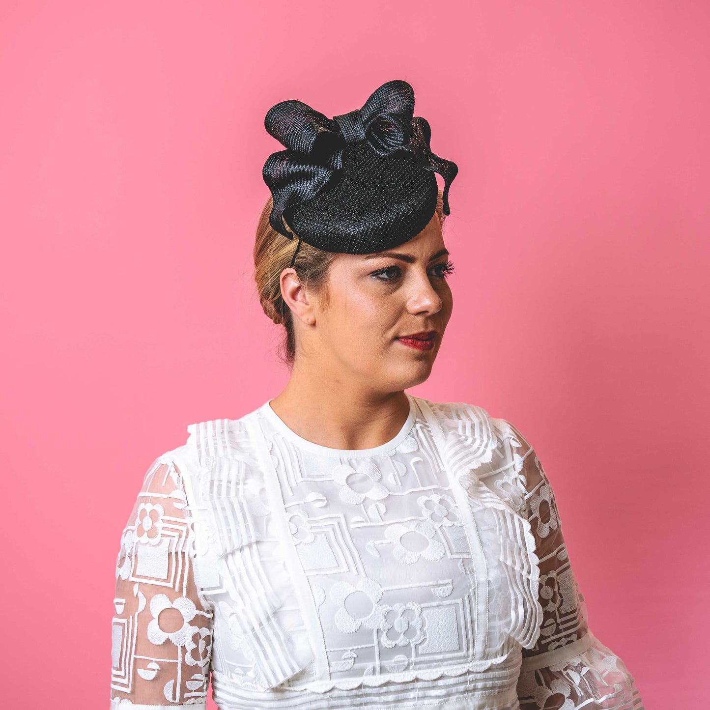 Mimi Beret with bow trim