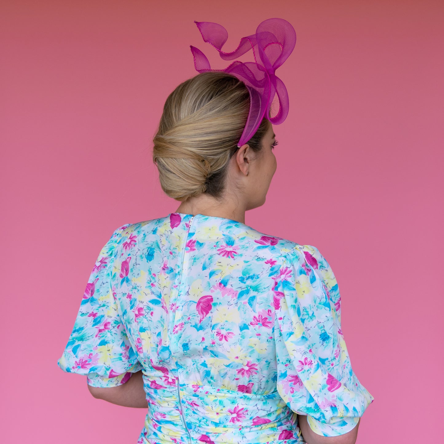 Oxley Bow Halo Headband in Pink
