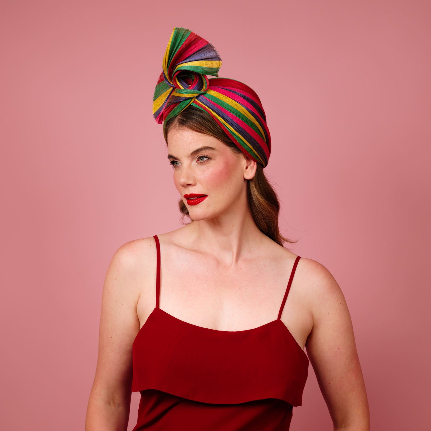 Celine rainbow jinsin turban