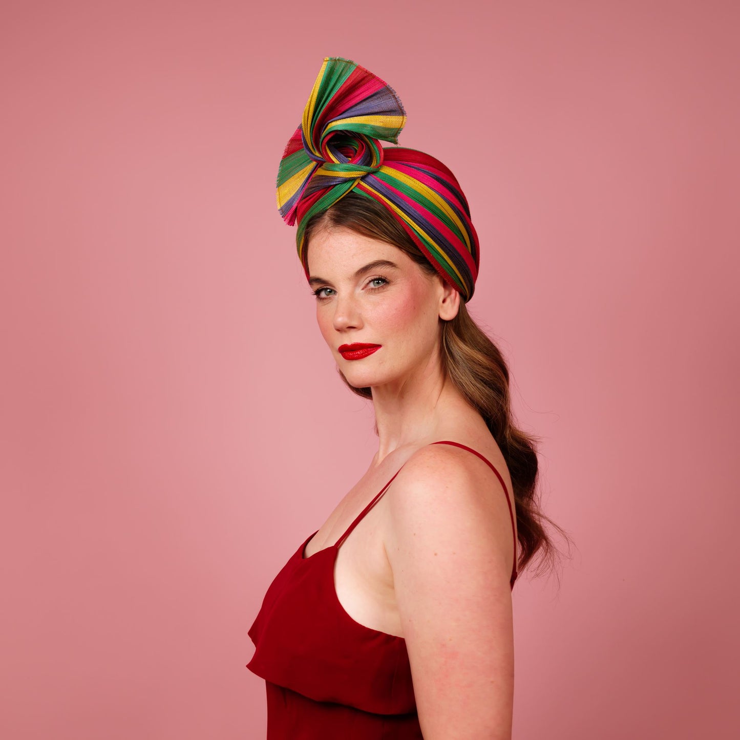 Celine rainbow jinsin turban