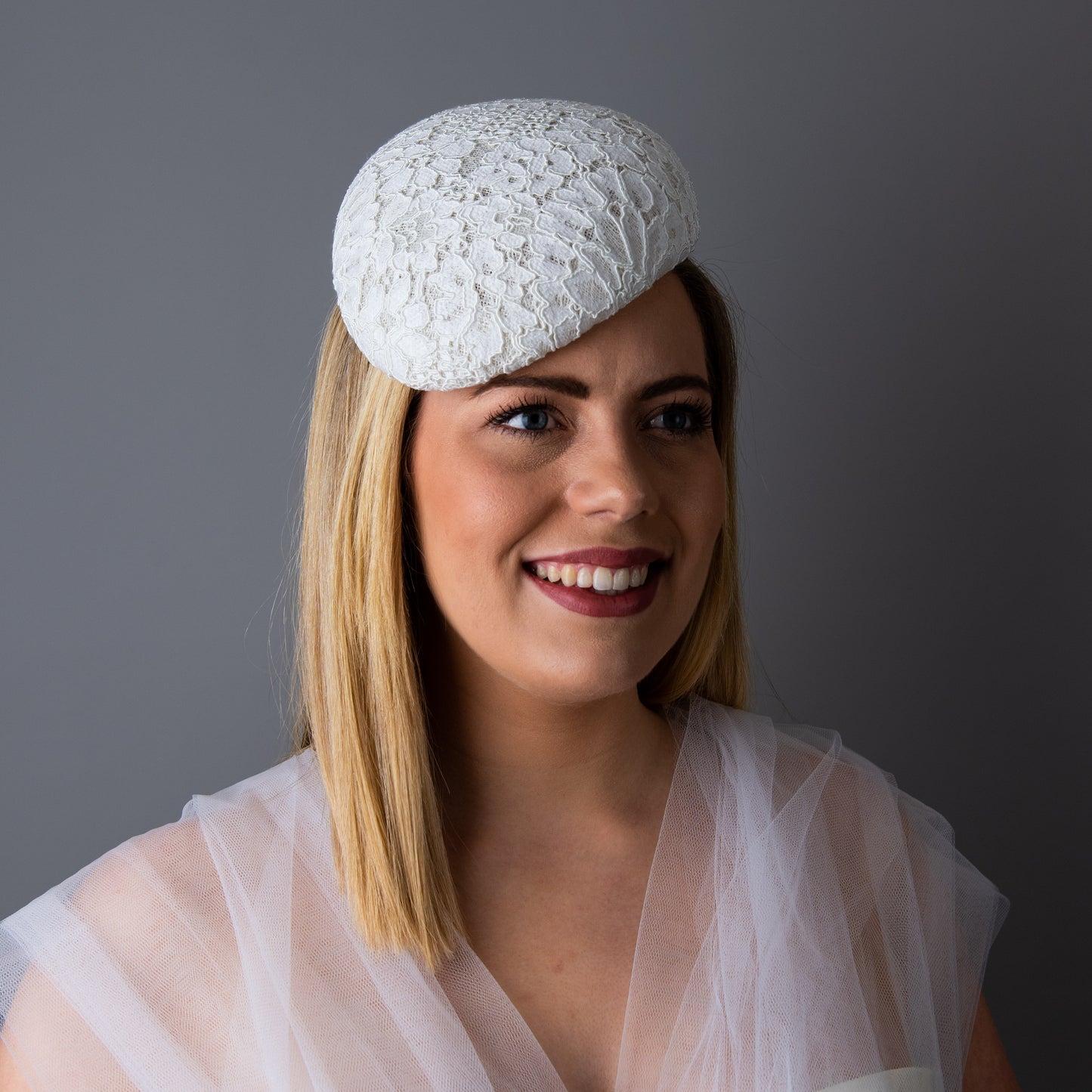 The Very Thought of You white lace beret