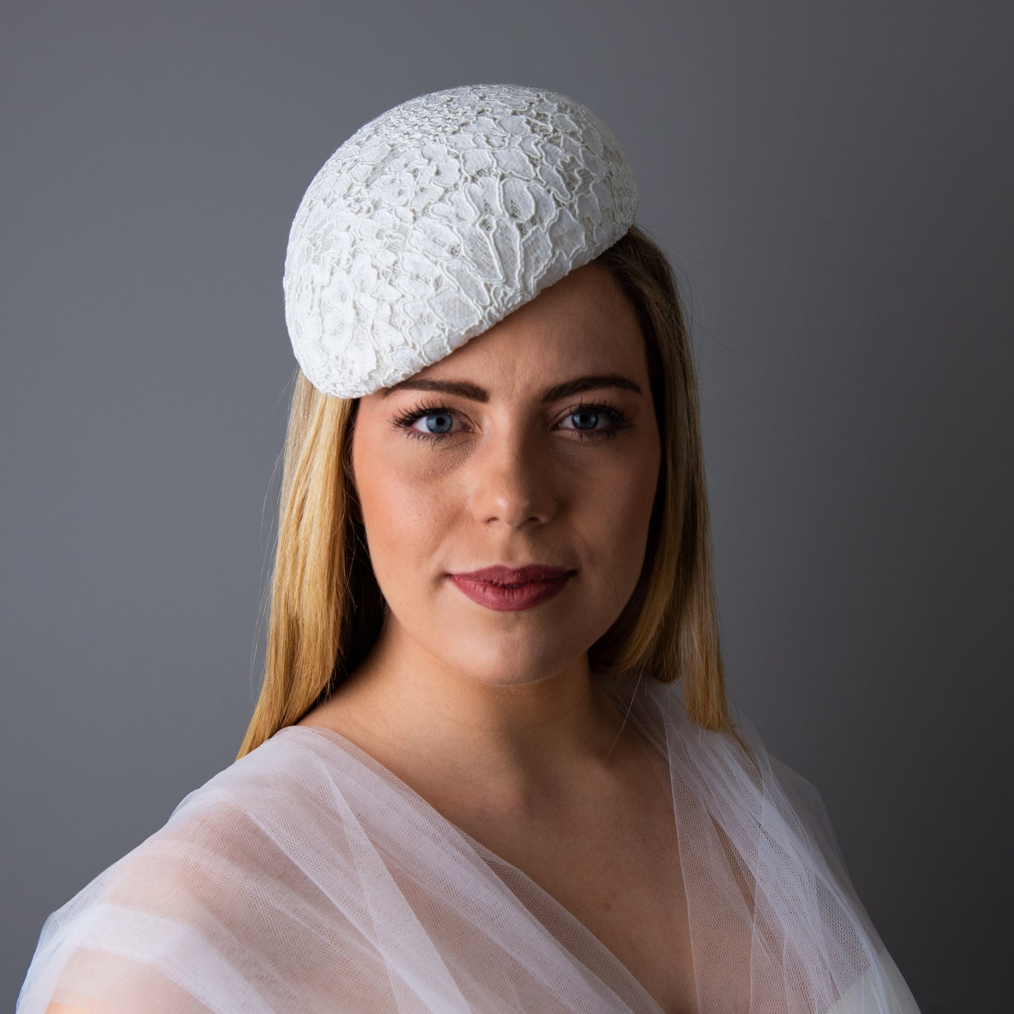 The Very Thought of You white lace beret